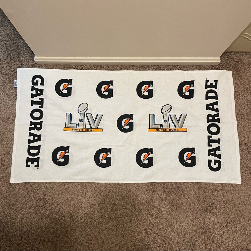 Gatorade Super Bowl LIV Towel ~ RARE ~ 42.5x21.5